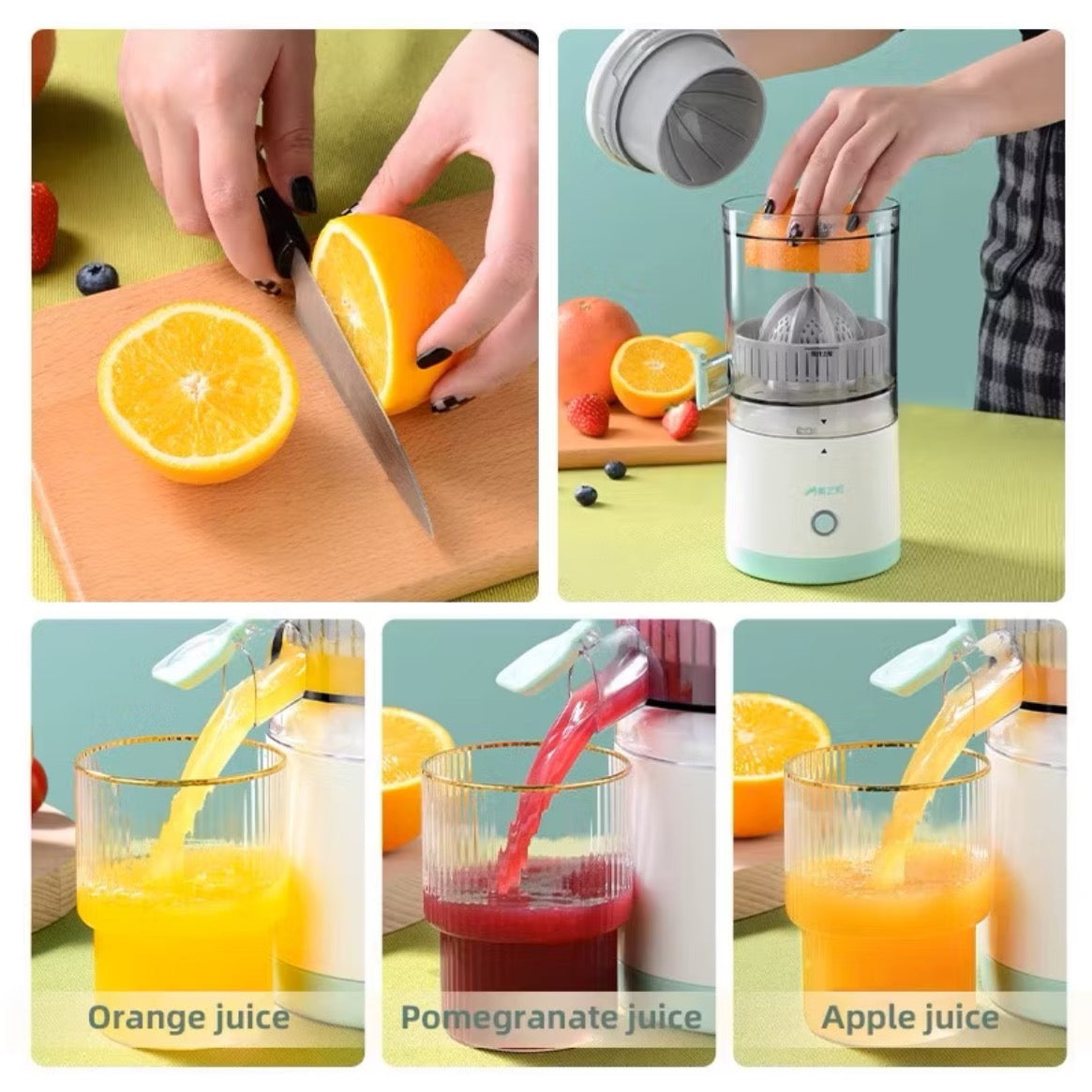 Exprimidor De Naranja Eléctrico